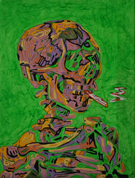 Smoking Skull #18